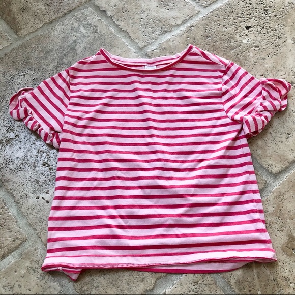 Gymboree Striped Pink T-Shirt (10-12 YR) - Picture 2 of 4
